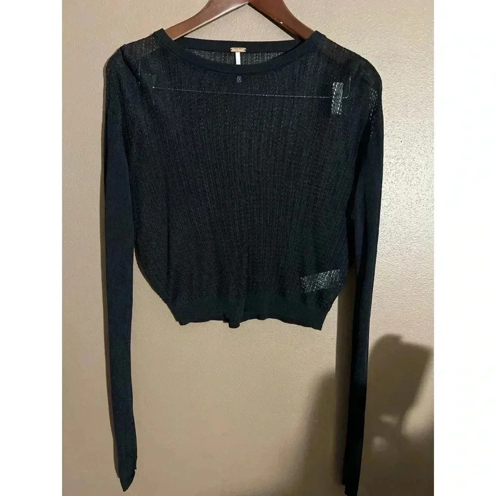 Black Long Sleeve Women's Top